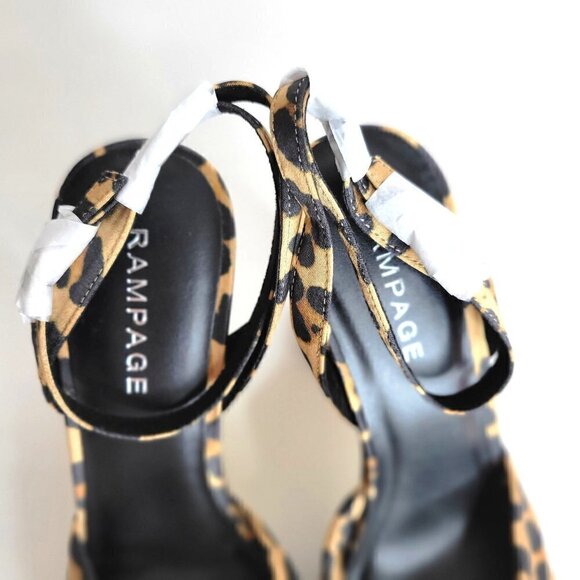 RAMPAGE Platform Dress Heels Leopard | Womens US 7.5 - Picture 14 of 16